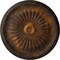 Ekena Millwork Juniper Ceiling Medallion (Fits Canopies up to 7"), Hand-Painted Rust, 36"OD x 1 1/2"P CM36JURUS - alternate 1
